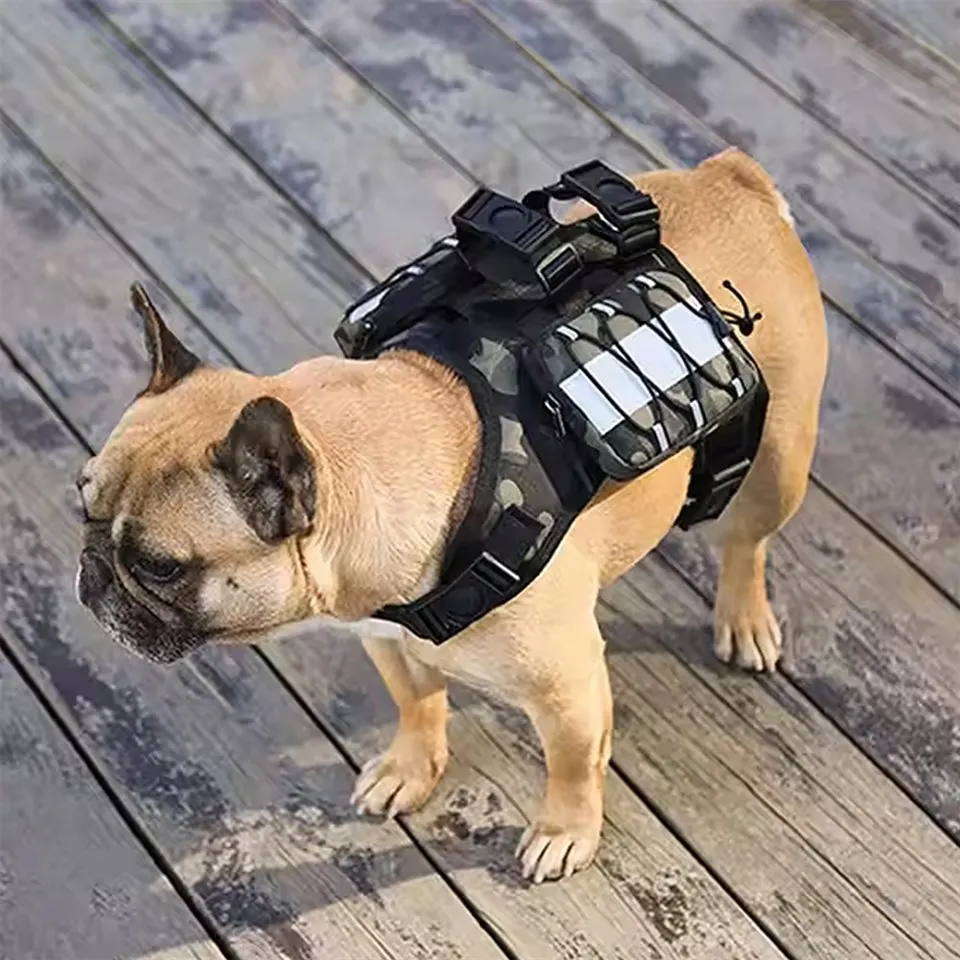 Uprząż dla psa z sakwami